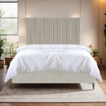 Picture of Upholstered bed with Majestic Headboard