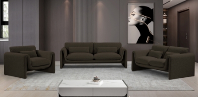 Show details for Febric Loveseat, Sofa and Chair Picture of Febric Loveseat, Sofa and Chair