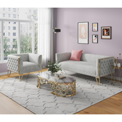 Show details for Sofa and Chair set Picture of Sofa and Chair set