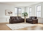 Picture of Brown Genuine Leather Sofa, Loveseat and Chair