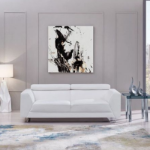 Picture of Bonded Leather stationary sofas and Loveseat