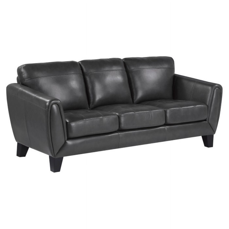 Picture of Genuine leather Black Sofa