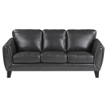 Picture of Genuine leather Black Sofa