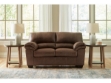 Picture of BONDED LEATHER STATIONARY LOVESEAT