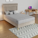 Picture of Upholstered bed with Mastic Headboard
