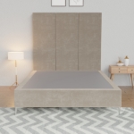 Picture of Upholstered bed with Arlington/Skyline Headboard