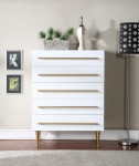 Picture of 36"W x 48.5"H Wood Veneer And Iron Chest