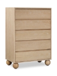 Picture of 34"W x 48"H Natural/Brown/Cream/Black Finish Chest