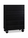 Picture of 34"W x 48"H Natural/Brown/Cream/Black Finish Chest