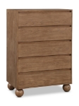 Picture of 34"W x 48"H Natural/Brown/Cream/Black Finish Chest