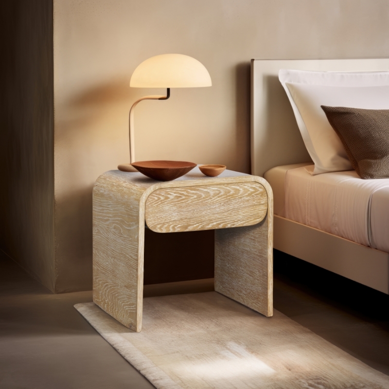 Picture of Oak Wood Nightstand