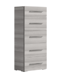 Picture of 23.2"W x 53.9"H Silver Grey Chest