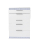 Picture of 34.45"W x 48.4"H Modern Gloss White Chest