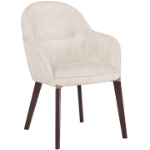 Picture of Dining Chair Upholstered in Velvet and Powder Coated Legs