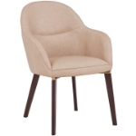 Picture of Dining Chair Upholstered in Velvet and Powder Coated Legs