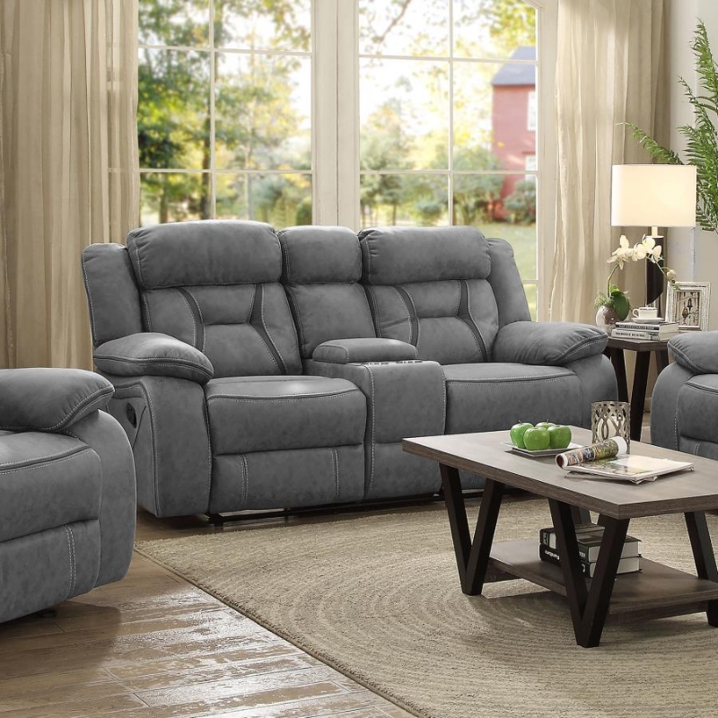 Picture of Reclining Loveseat in Grey