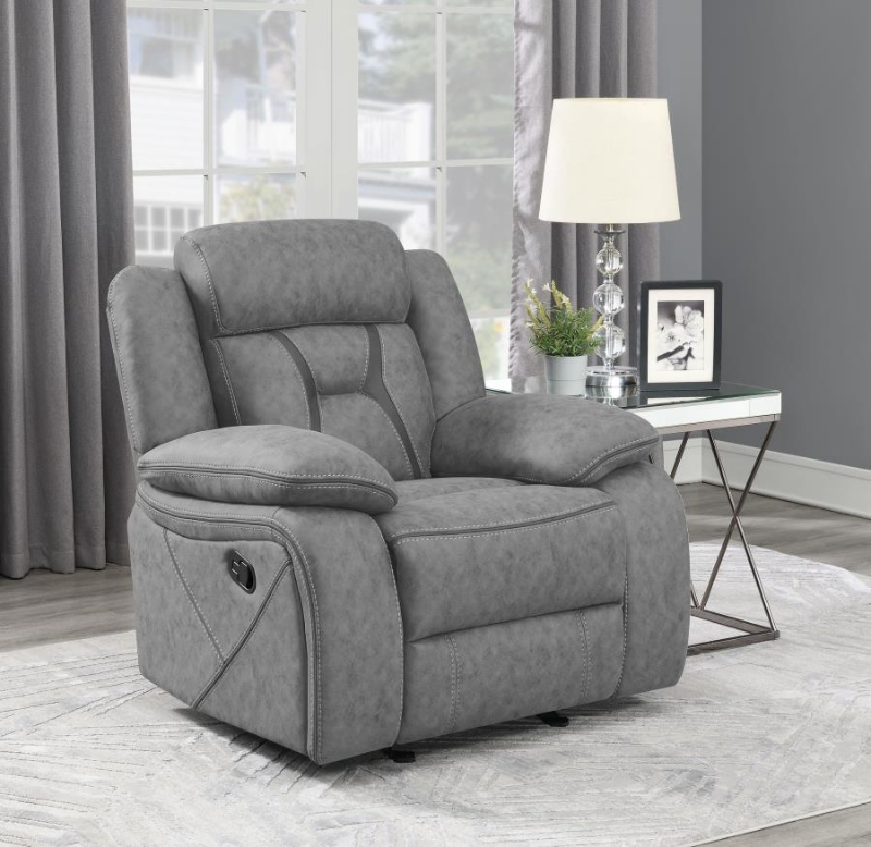 Picture of Glider Recliner Chair in Grey