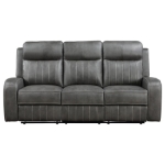 Picture of Leather Reclining Sofa in Grey