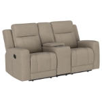 Picture of Reclining Loveseat in Taupe