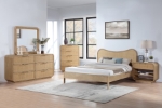 Picture of Solid Wood Brown or Natural Finish Dresser and Mirrors
