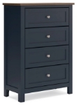 Picture of 34.13"W x 48.13"H Four Drawer Chest