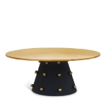 Picture of 36"/20" Matte Black Gold Coffee Table