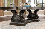 Picture of 7pcs, 9pcs, 11pcs or 13pcs, Walnut/Dark Brown Faux Wood Dining room set