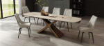 Picture of 7pcs, 9pcs, 11pcs Or 13pcs Glossy beige ceramic Dining Room Set
