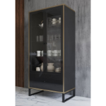 Picture of High gloss china cabinet 32"W x 18"D x 60"H