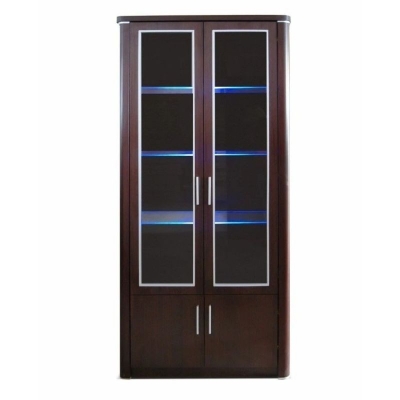 Show details for Bookcase/curio 6 shelves inside with LED lights  37"W x 15"D x 80"H Picture of Bookcase/curio 6 shelves inside with LED lights  37"W x 15"D x 80"H
