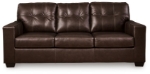 Picture of Brown Genuine Leather Sofa, Loveseat and Chair