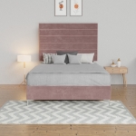 Picture of Upholstered bed with Miami Headboard