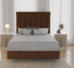 Picture of Upholstered bed with Luxeloom Headboard