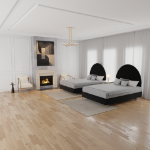 Picture of Sphere Headboard and Regular Base Custom bed
