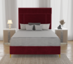 Picture of Upholstered bed with Mastic Headboard