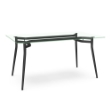 Picture of Alys Glass, Stone/Marble and Wood Customized Dining Table