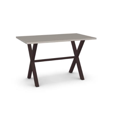 Show details for Alex Wood Top Customized Dining Table Picture of Alex Wood Top Customized Dining Table