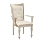Picture of Gold Silver Champagne Arm Chair