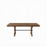 Picture of 7pcs or 9pcs Gray Oak Wood Veneer Dining Room Set
