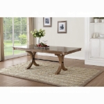 Picture of 7pcs or 9pcs Gray Oak Wood Veneer Dining Room Set
