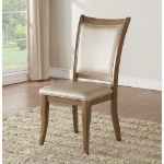 Picture of 7pcs or 9pcs Gray Oak Wood Veneer Dining Room Set