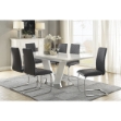 Picture of 7pcs, 9pcs Or 11pcs, White high gloss Dining Room Set