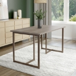 Picture of 54" Birch wood veneer table top Dining table