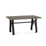 Picture of 36" x 60" Cheston Metal Black Scratch and Water Resistant Dining table