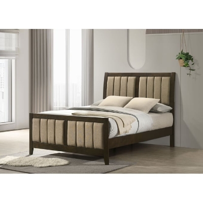 Show details for Dark Cocoa Brown Full Bed Picture of Dark Cocoa Brown Full Bed
