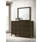 Picture of 5pc Dark Cocoa Brown Bedroom Set with Full Bed