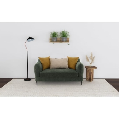 Show details for Jade Green Arm Loveseat Picture of Jade Green Arm Loveseat