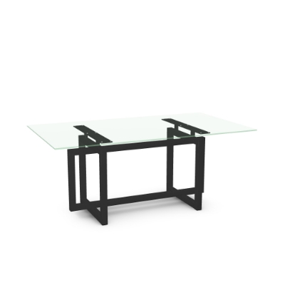 Show details for Ezra Glass, Stone/Marble and Wood Customized Dining Table Picture of Ezra Glass, Stone/Marble and Wood Customized Dining Table