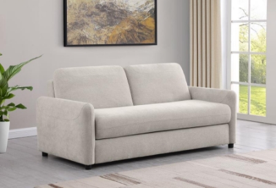 Show details for Beige/Grey Sofa Sleeper with Queen Mattress Beige Picture of Beige/Grey Sofa Sleeper with Queen Mattress Beige