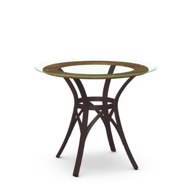 Show details for Kai Glass, Stone/Marble and Wood Customized Dining Table Picture of Kai Glass, Stone/Marble and Wood Customized Dining Table